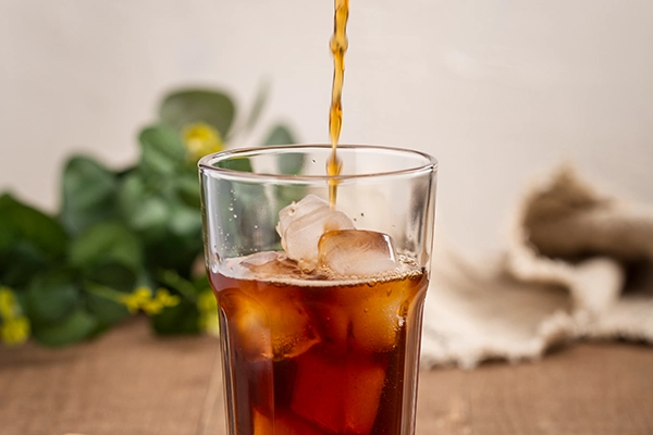 iced tea caffeine
