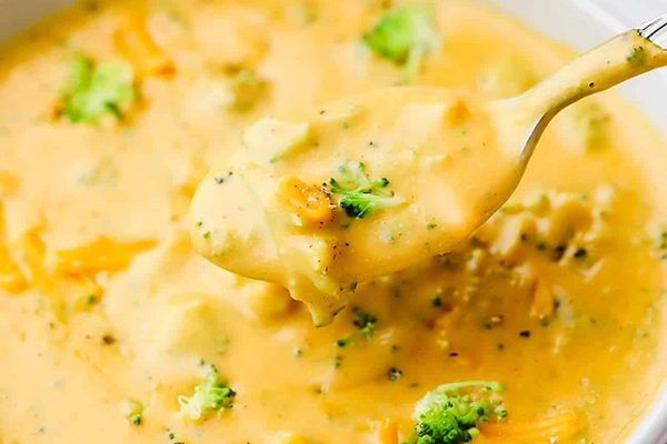 cheddar cheese and broccoli soup